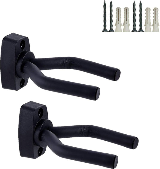 Wall Mount Guitar Hanger Hook with Screws and Anchors｜Universal Support for String Instruments